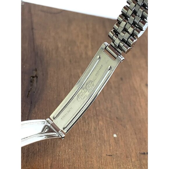 Rolex Women's Watch 6517 Oyster Perpetual Date Blue Dial Swiss Automatic 25mm - Picture 11 of 13